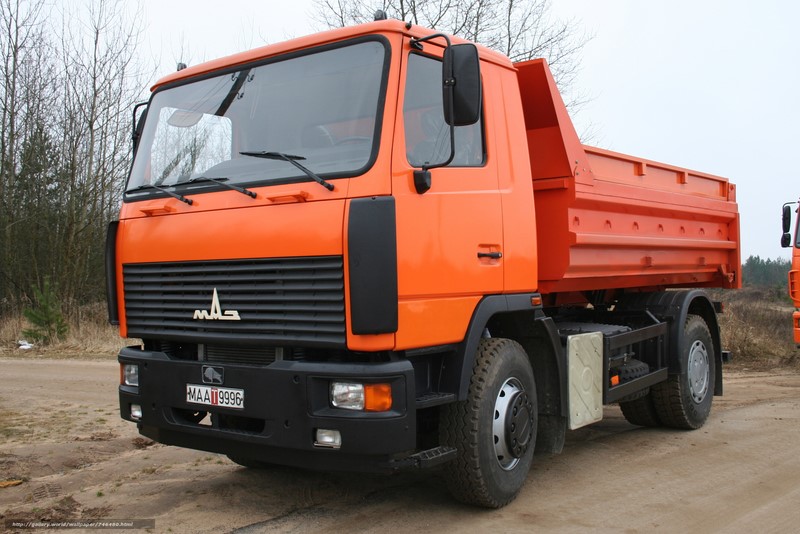 Самосвал МАЗ 55500В2 – 10т